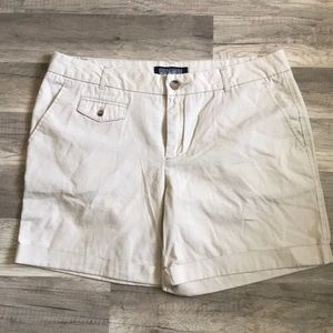 Original Nicole Miller Tan Twill Shorts Sz 10